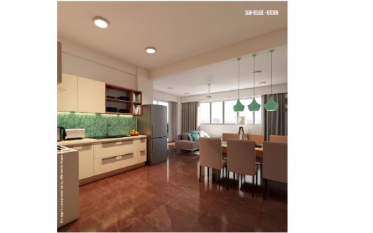 Semi Deluxe 3 Room Apartment- Type A1a