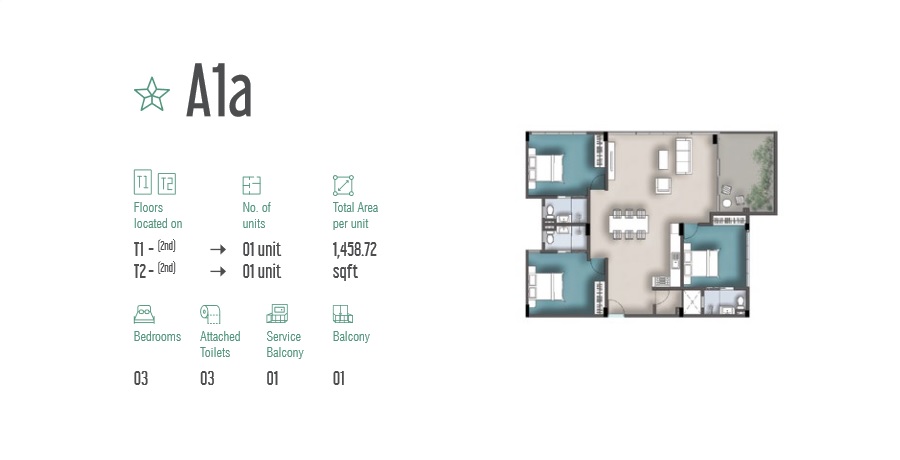 3 Room Apartment A1a