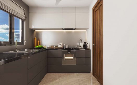 2+1 (BHK) 1106sqft Semi-Furnished Apartments